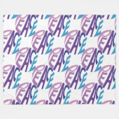 平和 フリースブランケット (正面(横))