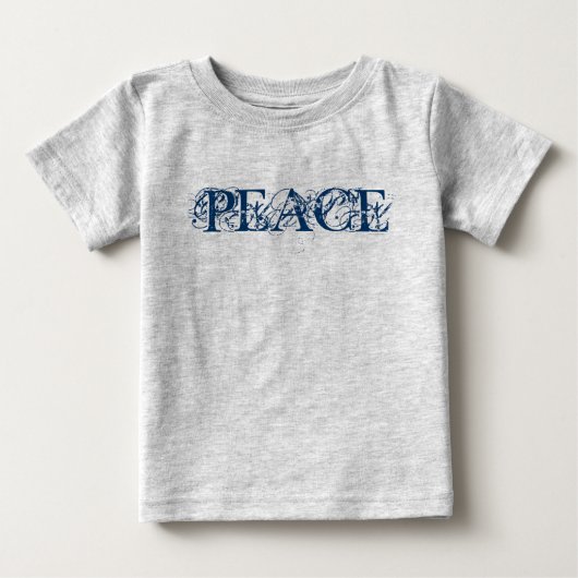 平和 ベビーTシャツ (正面)