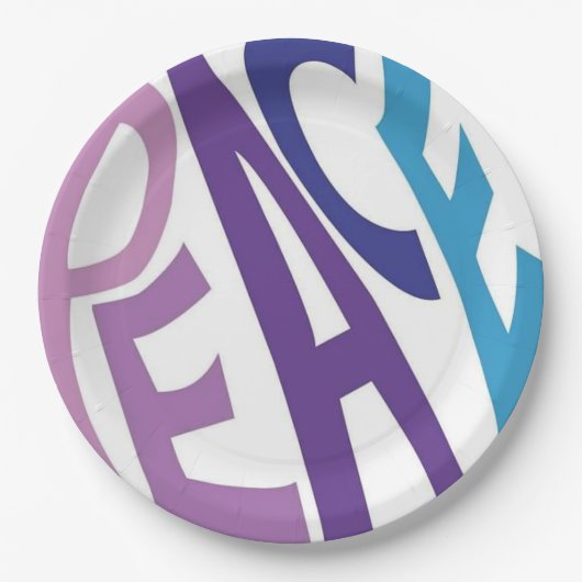 平和 ペーパープレート (正面)