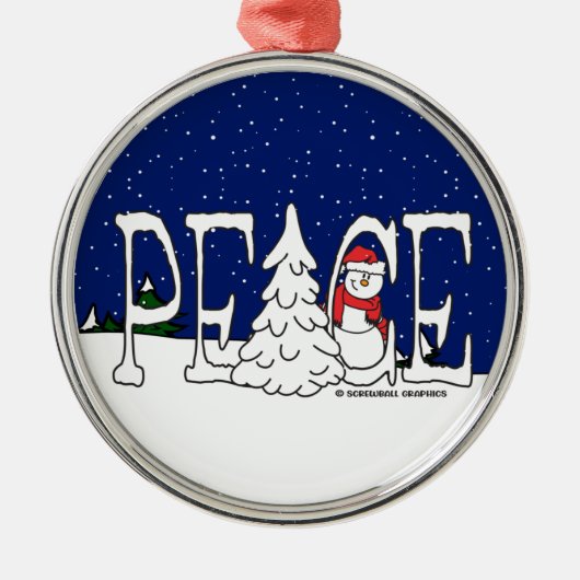 平和 メタルオーナメント (正面)