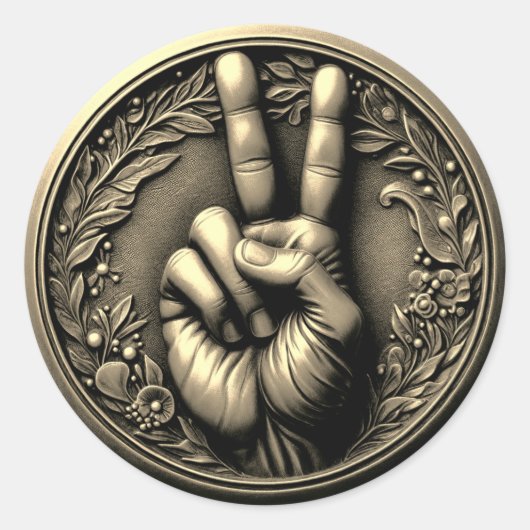 平和 ラウンドシール (正面)