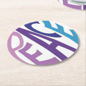 平和 ラウンドペーパーコースター (アングル)