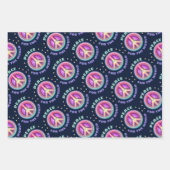 平和☮ ラッピングペーパーシート (正面)