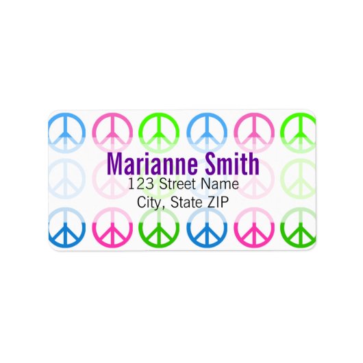 平和 ラベル (正面)