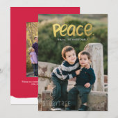 平和 | 休日の写真入りカード シーズンカード (正面/裏面)