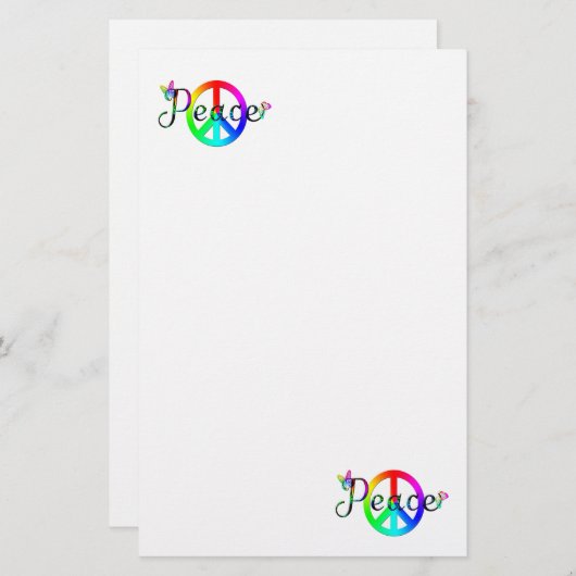 平和 便箋 (正面/裏面)