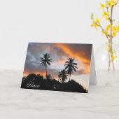 平和 – 健康/勇気付けられる カード (黄色い花)