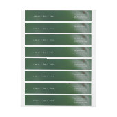 平和、喜び、愛の休日差出人住所ラベル ラップアラウンドラベル (シート)