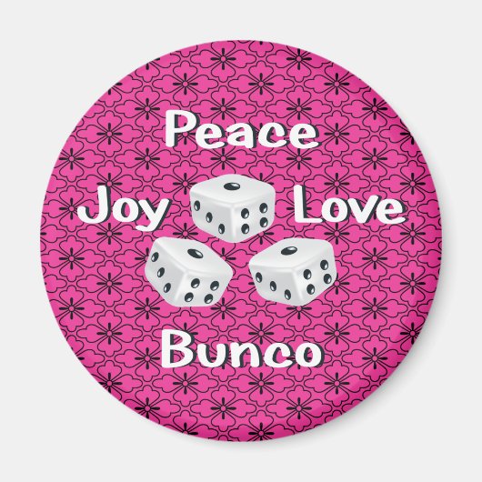 平和，喜び，愛，バンコ マグネット (正面)