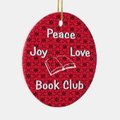 平和，喜び，愛，ブッククラブオーナメント セラミックオーナメント (右)