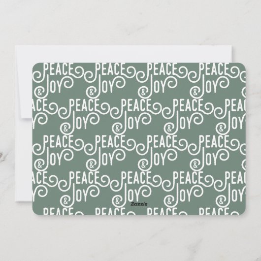 平和+喜び(森の緑) シーズンカード (裏面)