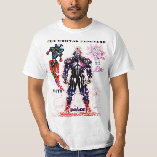 平和・団結・愛 Tシャツ (正面)