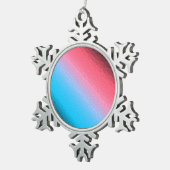 平和~太陽 スノーフレークピューターオーナメント (右)