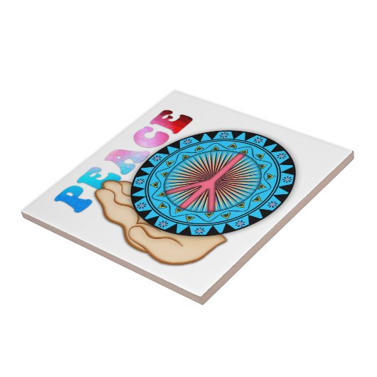 平和～太陽 タイル (側面)