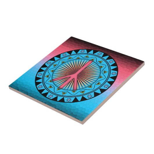 平和～太陽 タイル (側面)