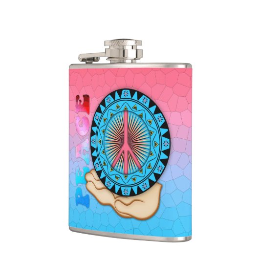 平和～太陽 フラスク (左)