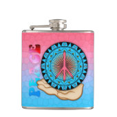 平和～太陽 フラスク (正面)