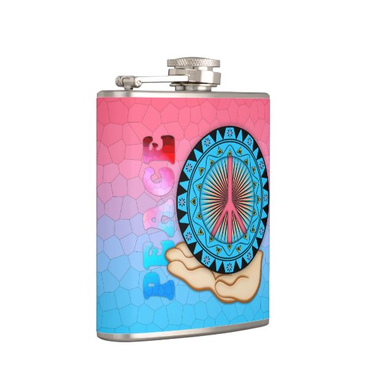 平和～太陽 フラスク (右)