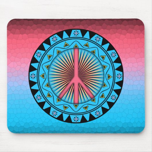 平和～太陽 マウスパッド (正面)