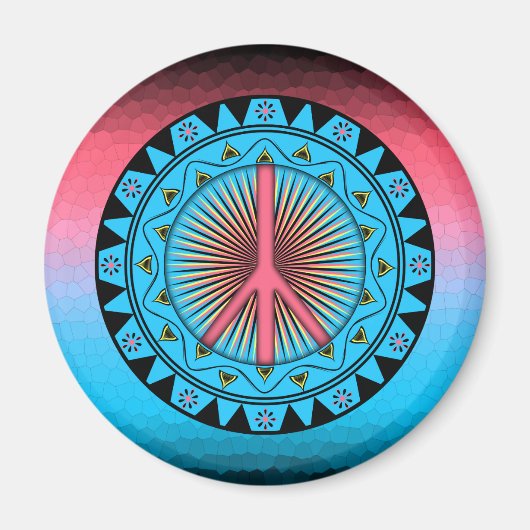 平和～太陽 マグネット (正面)