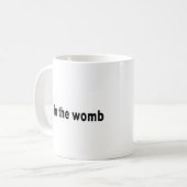 平和: 子宮 コーヒーマグカップ (正面左)