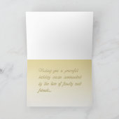 平和、希望、愛クリスマスカード シーズンカード (内部)