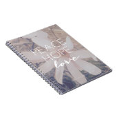 平和、希望、愛ジャーナル ノートブック (右側)