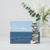 平和・幸運・調和はがき ポストカード (スタンド正面)