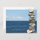 平和・幸運・調和はがき ポストカード (正面/裏面)