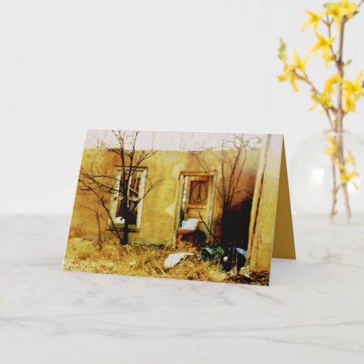 平和、従兄弟 カード (黄色い花)