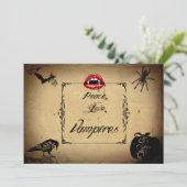 平和、愛および吸血鬼のハローウィンパーティ 招待状 (スタンド正面)