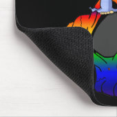 平和、愛および石及びロール マウスパッド (コーナー)