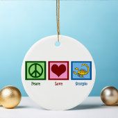 平和 愛さそり座 占星術のサイン クリスマス セラミックオーナメント