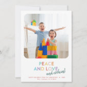 平和 愛とCookieの楽しい虹色の休日 シーズンカード (正面)