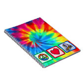 平和、愛は、アイススケートします ノートブック (右側)