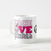 平和、愛及びカップケーキ! マグ (正面左)