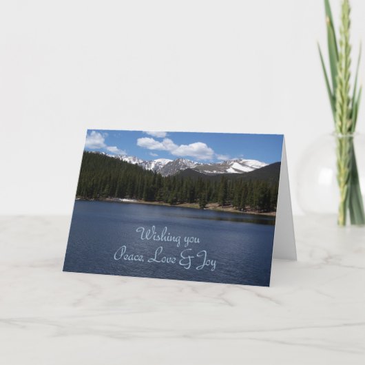 平和、愛及び喜びの挨拶状 シーズンカード (正面)