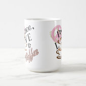 "平和、愛、そしてコーヒー" マグカップ (中央)