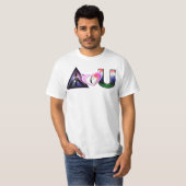 平和 愛 そして 団結T Tシャツ (正面フル)