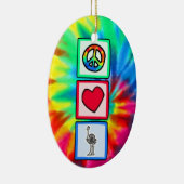 平和、愛、だちょう セラミックオーナメント (右)