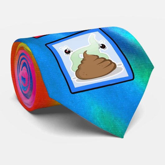 平和、愛、ウンチ ネクタイ (ロール)