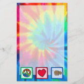 平和、愛、カバ 便箋 (正面)