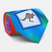 平和、愛、カンガルー ネクタイ (ロール)