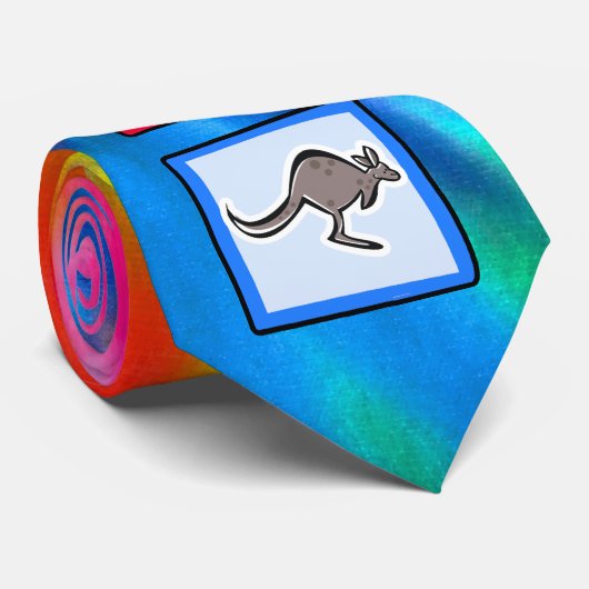 平和、愛、カンガルー ネクタイ (ロール)