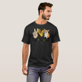 平和 愛 コーギー コーギー 犬 コーギー Tシャツ (正面フル)