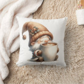 「平和、愛、コーヒー」幸せな格言飲みコーヒー クッション (ブランケット)