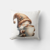 「平和、愛、コーヒー」幸せな格言飲みコーヒー クッション (正面)