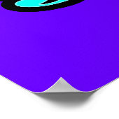 平和、愛、サッカー、レトロ ポスター (角)