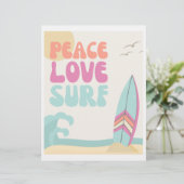 平和、愛、サーフサイン |サーフパーティー記号 |ビーチ (スタンド正面)