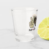 平和、愛、スクールバス ショットグラス (左)